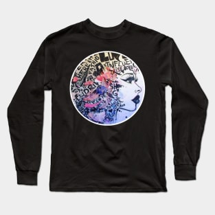 Afro Hair Words Art Black Expression Long Sleeve T-Shirt